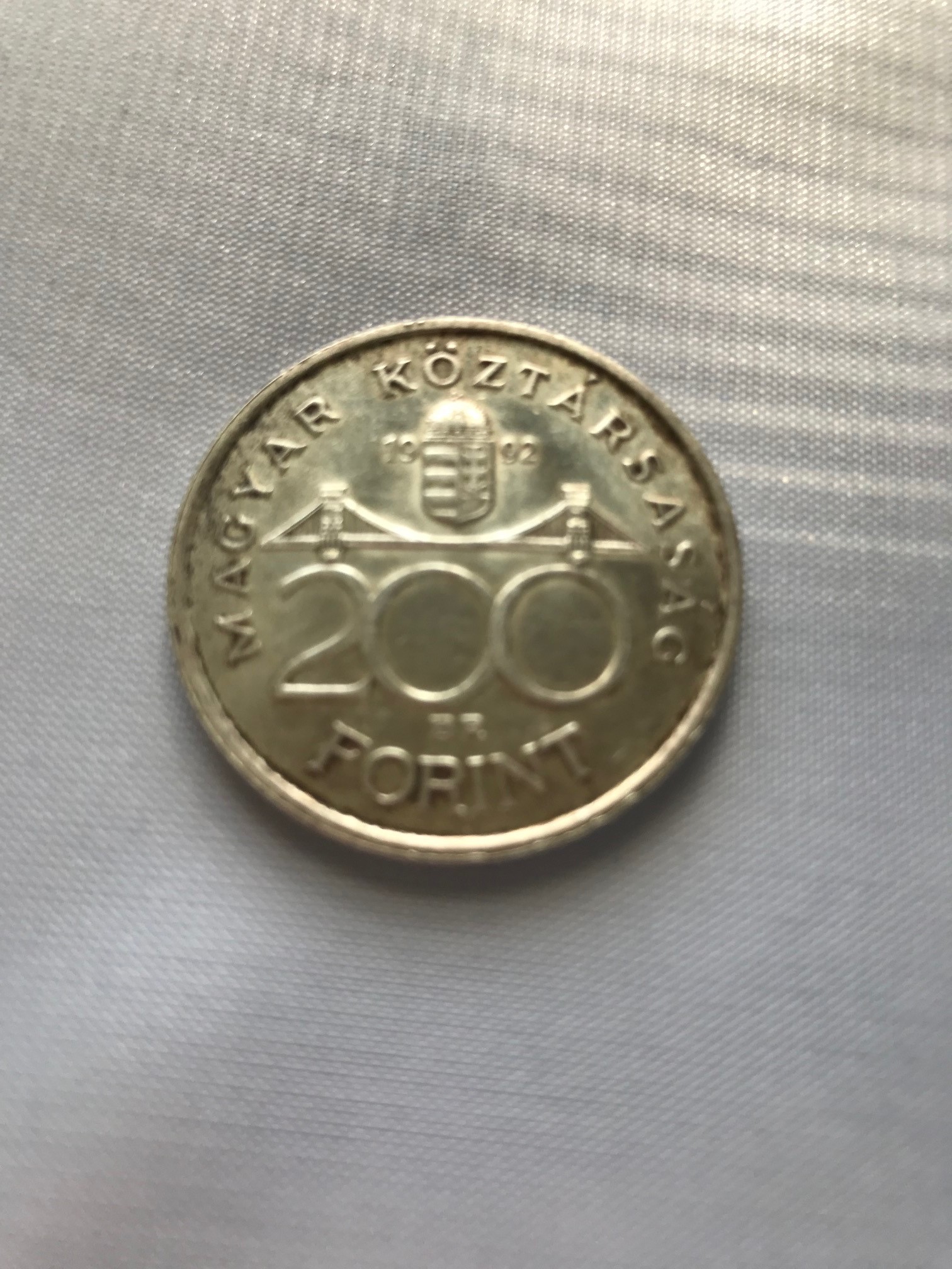 1992 200 forint obverse