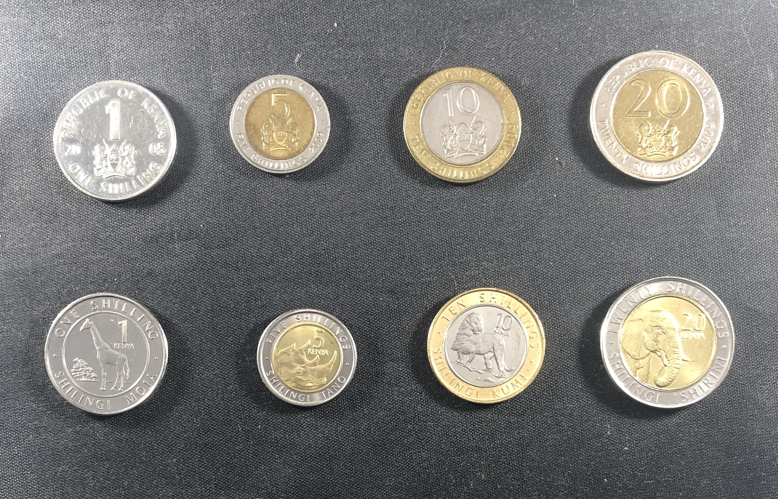 Kenya Shillings obverse